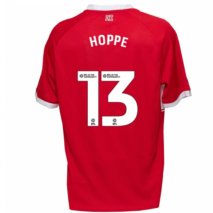 Danxen Men Matthew Hoppe #13 Red White Home Jersey 2025/26 T-Shirt