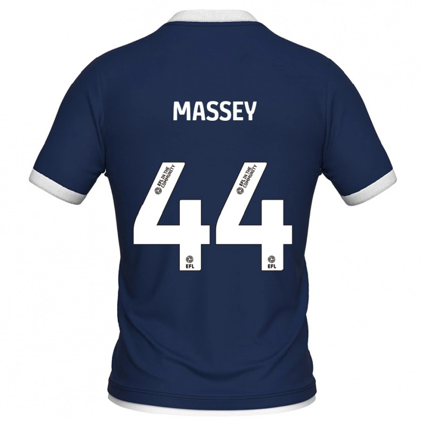 Danxen Men Alfie Massey #44 Navy White Home Jersey 2025/26 T-Shirt