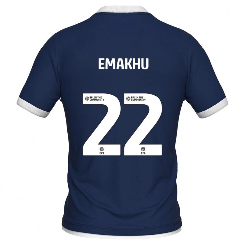Danxen Men Aidomo Emakhu #22 Navy White Home Jersey 2025/26 T-Shirt