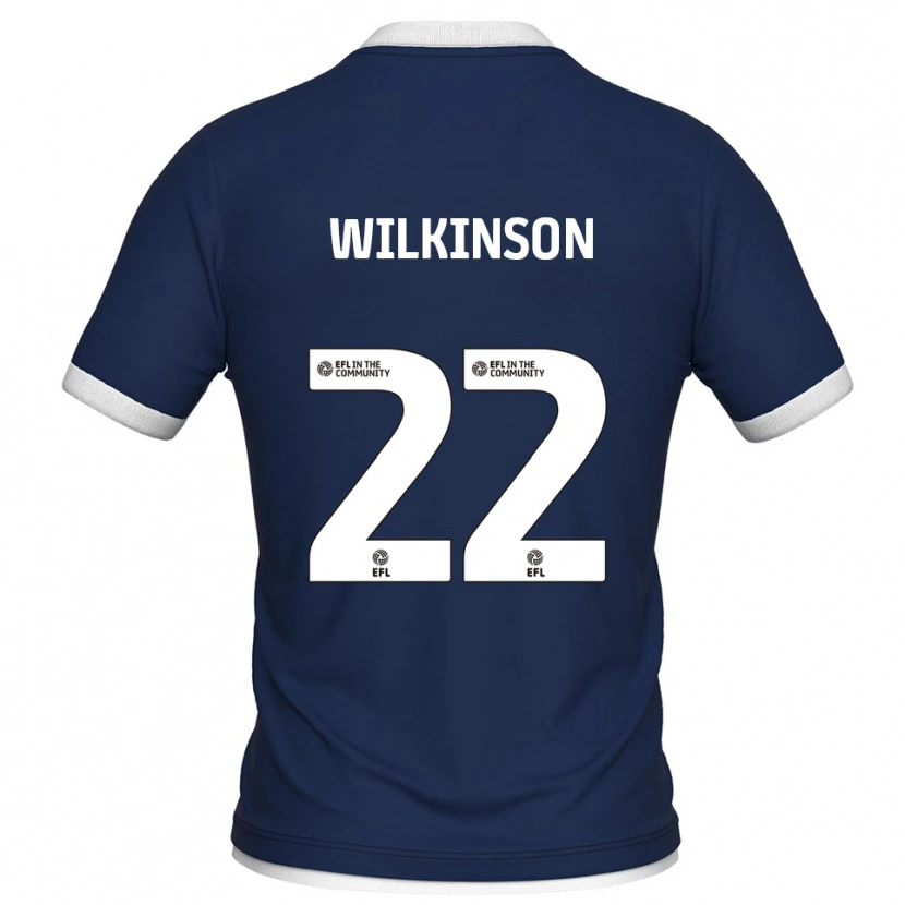 Danxen Men Chloe Wilkinson #22 Navy White Home Jersey 2025/26 T-Shirt