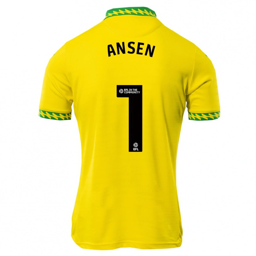 Danxen Men Caleb Ansen #1 White Green Home Jersey 2025/26 T-Shirt