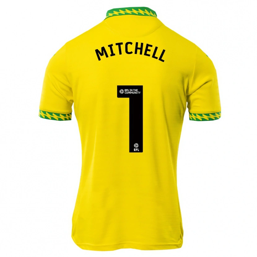 Danxen Men Rylee Mitchell #1 White Green Home Jersey 2025/26 T-Shirt