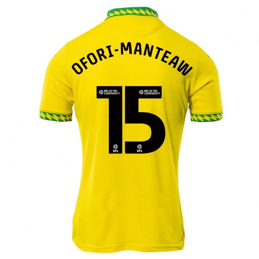 Danxen Men Lloyd Ofori-Manteaw #15 White Green Home Jersey 2025/26 T-Shirt