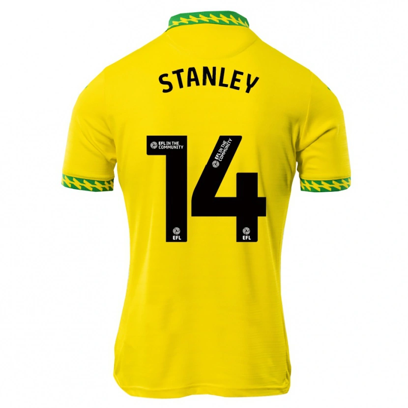 Danxen Men Kathryn Stanley #14 White Green Home Jersey 2025/26 T-Shirt