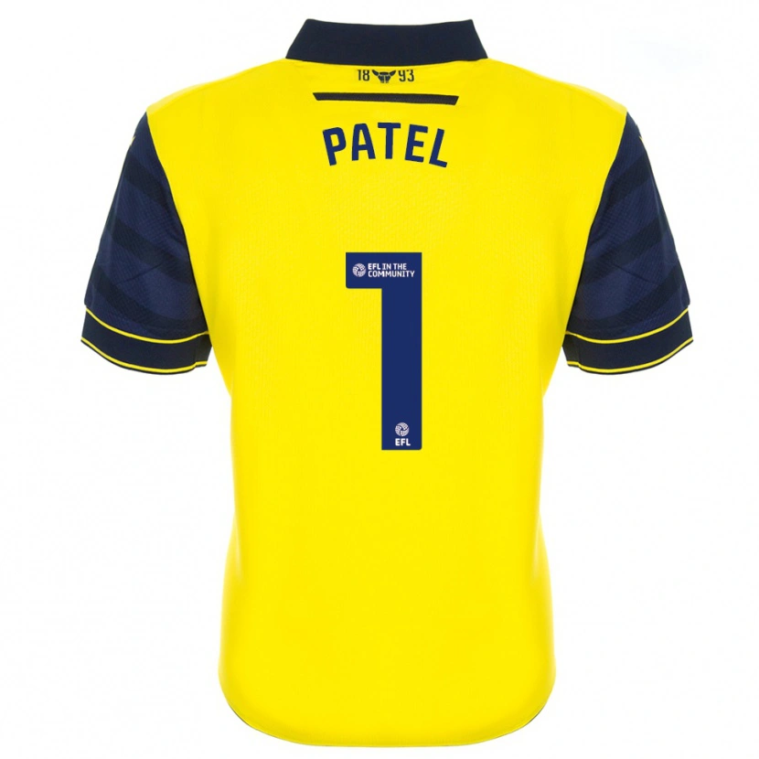 Danxen Men Ajae Patel #1 Yellow Navy Home Jersey 2025/26 T-Shirt