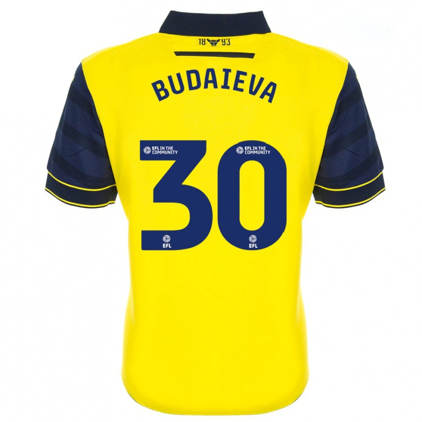 Danxen Men Vitallia Budaieva #30 Yellow Navy Home Jersey 2025/26 T-Shirt