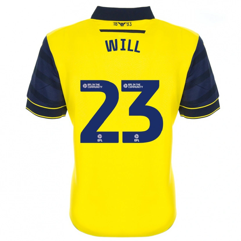Danxen Men Merrick Will #23 Yellow Navy Home Jersey 2025/26 T-Shirt