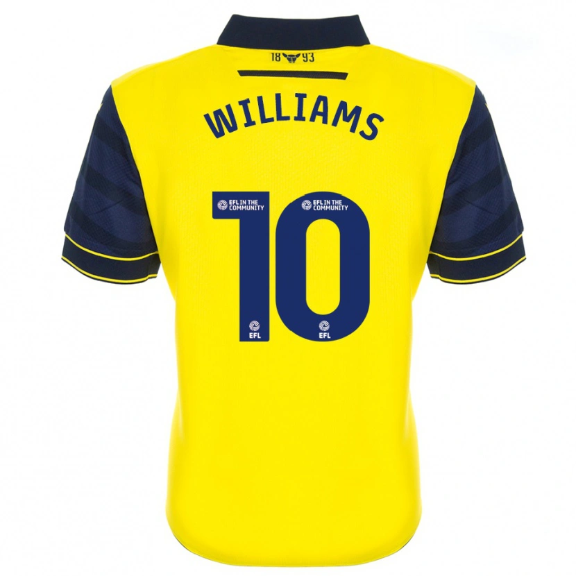 Danxen Men Cheryl Williams #10 Yellow Navy Home Jersey 2025/26 T-Shirt