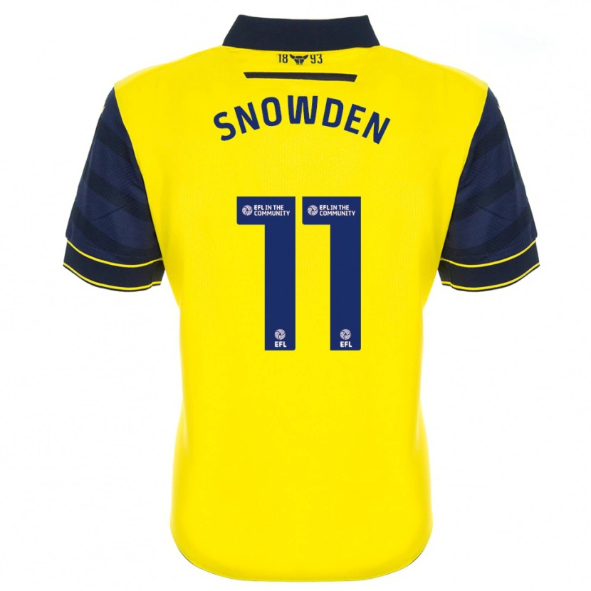 Danxen Men Leo Snowden #11 Yellow Navy Home Jersey 2025/26 T-Shirt