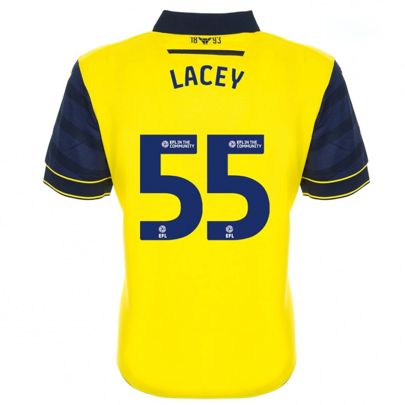 Danxen Men Aaron Lacey #55 Yellow Navy Home Jersey 2025/26 T-Shirt