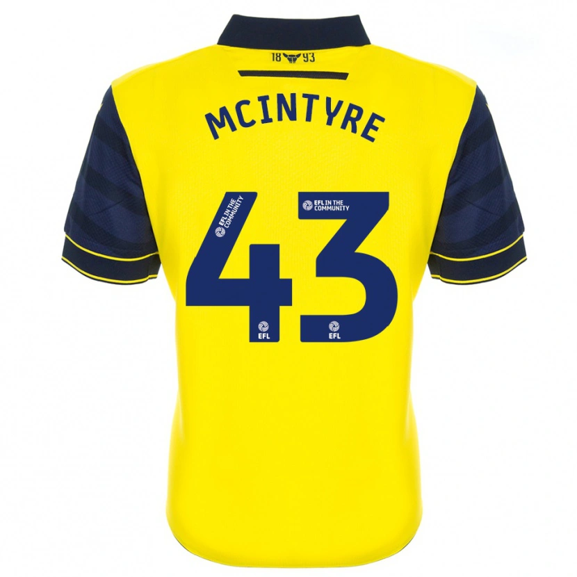 Danxen Men Richard Mcintyre #43 Yellow Navy Home Jersey 2025/26 T-Shirt