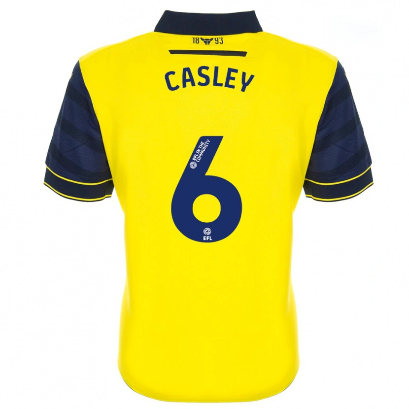 Danxen Men Riva Casley #6 Yellow Navy Home Jersey 2025/26 T-Shirt