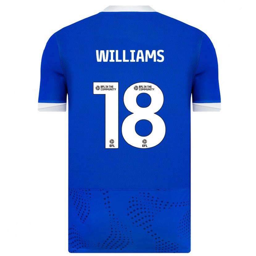 Danxen Men Scarlett Williams #18 Blue White Home Jersey 2025/26 T-Shirt