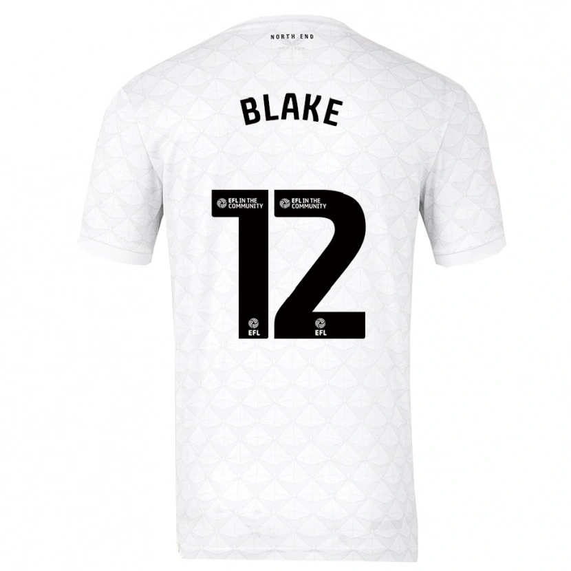 Danxen Men Joe Blake #12 White Red Home Jersey 2025/26 T-Shirt