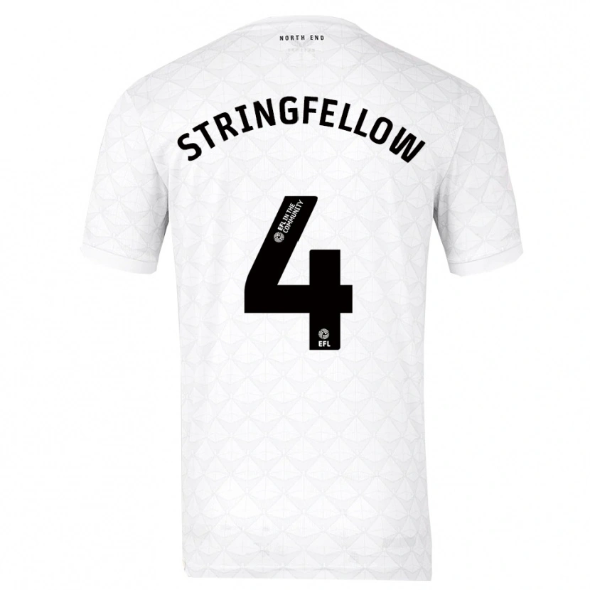 Danxen Men Harry Stringfellow #4 White Red Home Jersey 2025/26 T-Shirt