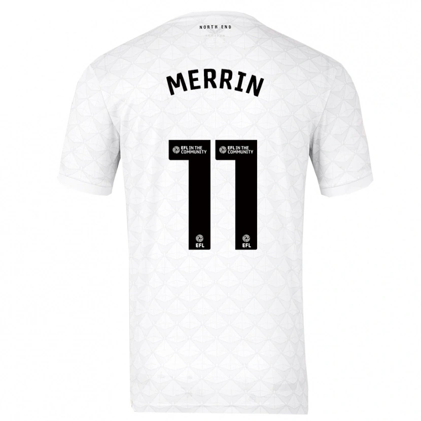 Danxen Men Laura Merrin #11 White Red Home Jersey 2025/26 T-Shirt