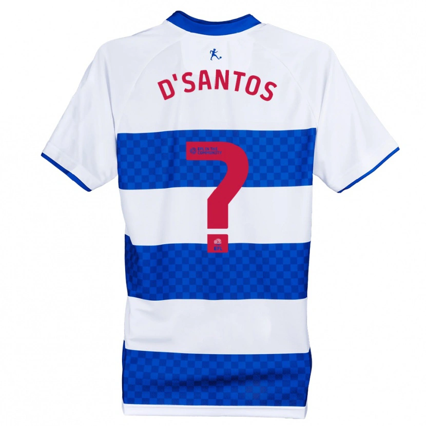 Danxen Men Meila D'santos #0 Blue White Home Jersey 2025/26 T-Shirt