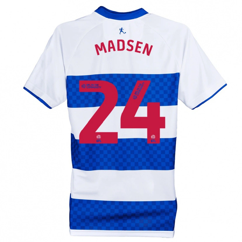 Danxen Men Nicolas Madsen #24 Blue White Home Jersey 2025/26 T-Shirt