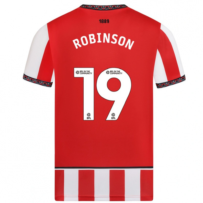 Danxen Men Jack Robinson #19 Red White Home Jersey 2025/26 T-Shirt