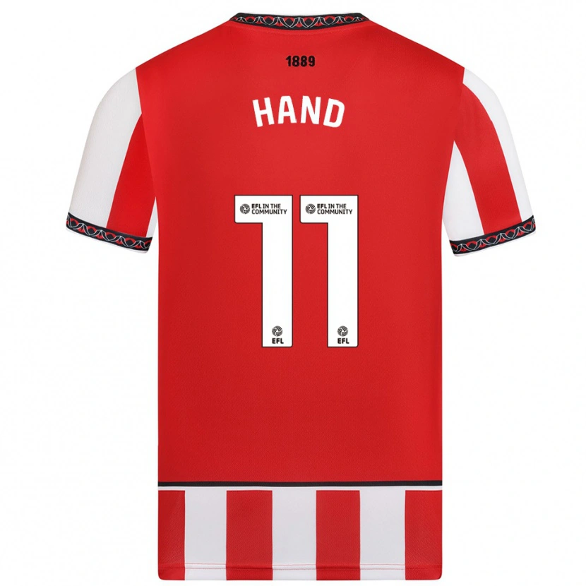 Danxen Men Jacqui Hand #11 Red White Home Jersey 2025/26 T-Shirt