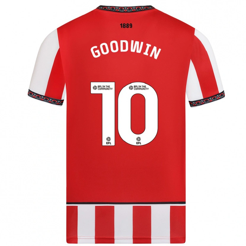 Danxen Men Isobel Goodwin #10 Red White Home Jersey 2025/26 T-Shirt