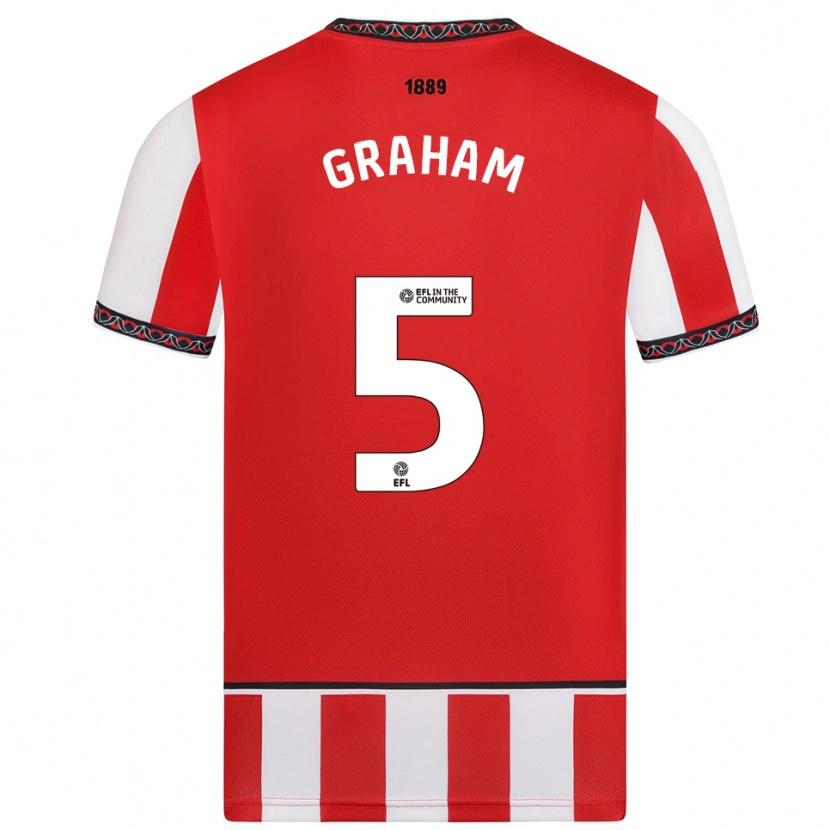 Danxen Men Molly Graham #5 Red White Home Jersey 2025/26 T-Shirt