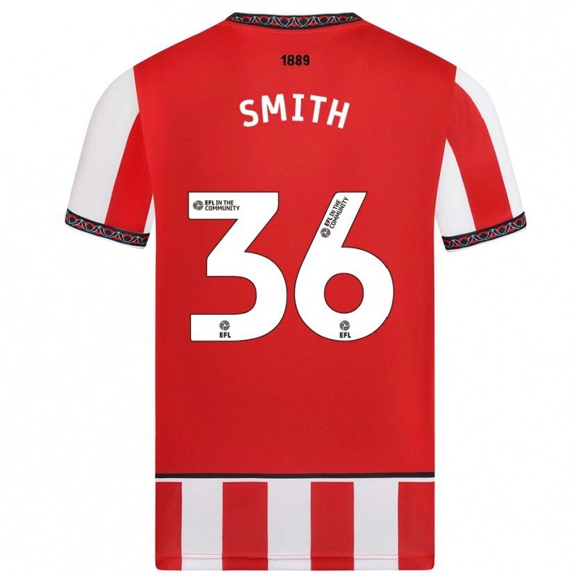 Danxen Men Joshua Smith #36 Red White Home Jersey 2025/26 T-Shirt