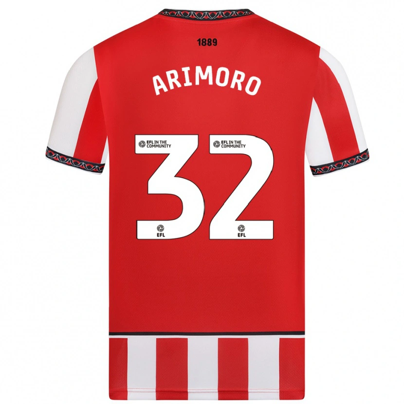Danxen Men Juliet Khinde Adebowale-Arimoro #32 Red White Home Jersey 2025/26 T-Shirt