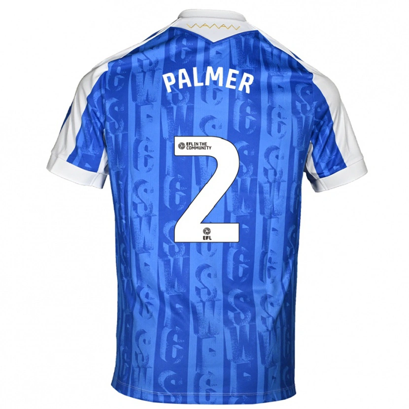 Danxen Men Liam Palmer #2 Blue White Home Jersey 2025/26 T-Shirt