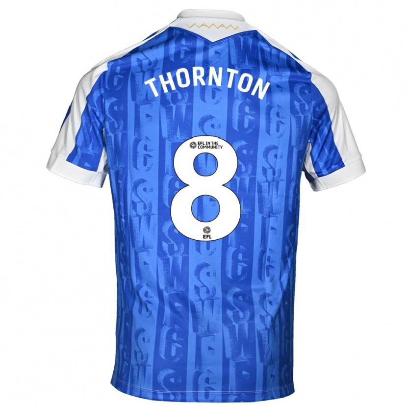 Danxen Men Jarvis Thornton #8 Blue White Home Jersey 2025/26 T-Shirt