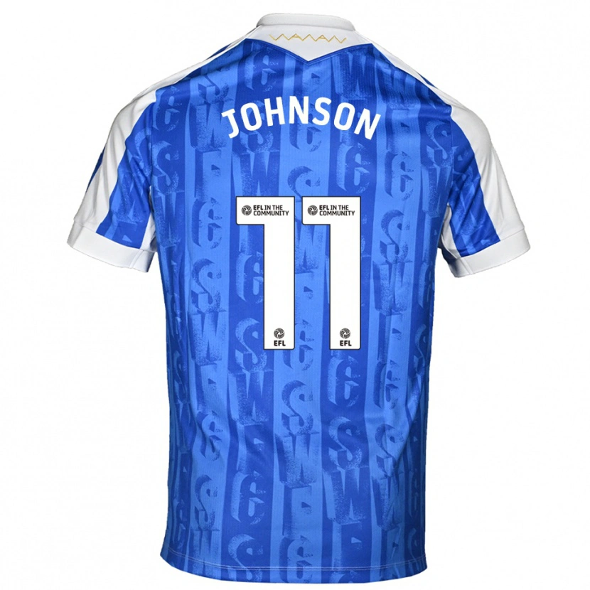 Danxen Men Reece Johnson #11 Blue White Home Jersey 2025/26 T-Shirt