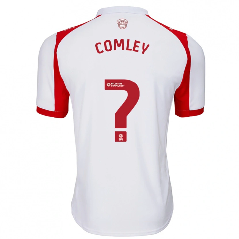 Danxen Men Wyatt Comley #0 White Red Home Jersey 2025/26 T-Shirt
