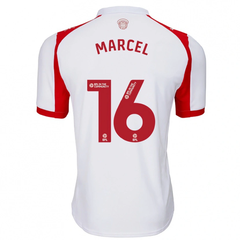Danxen Men Lewis Marcel #16 White Red Home Jersey 2025/26 T-Shirt