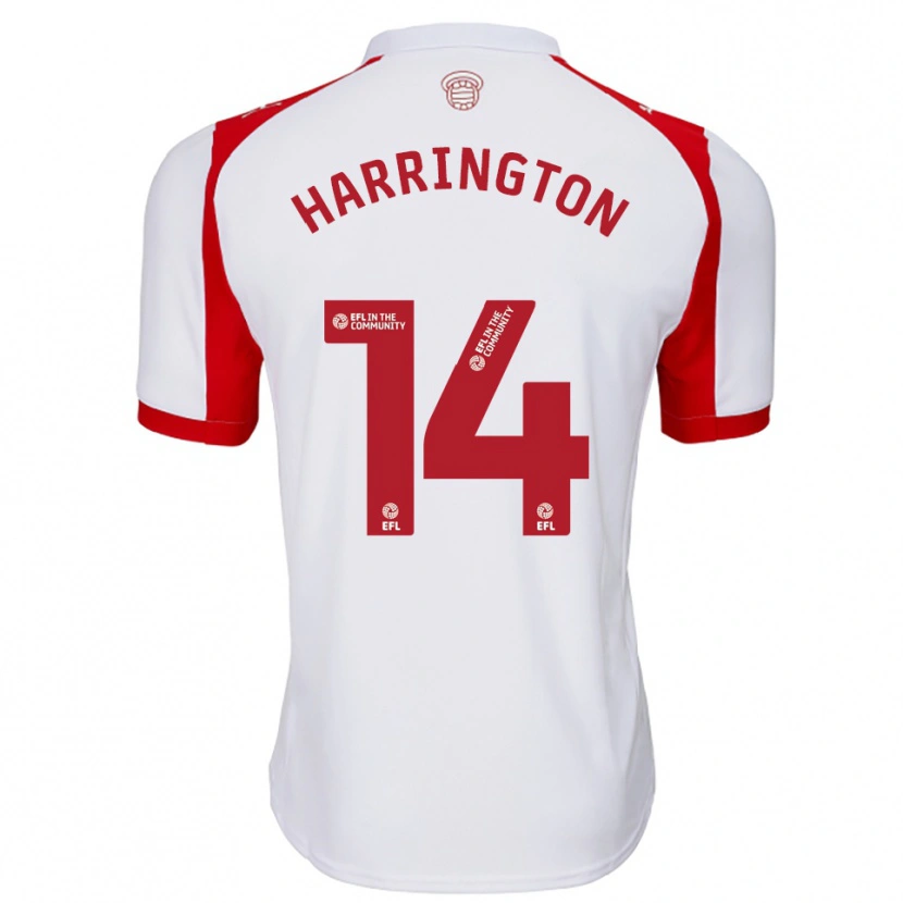 Danxen Men Harry Harrington #14 White Red Home Jersey 2025/26 T-Shirt