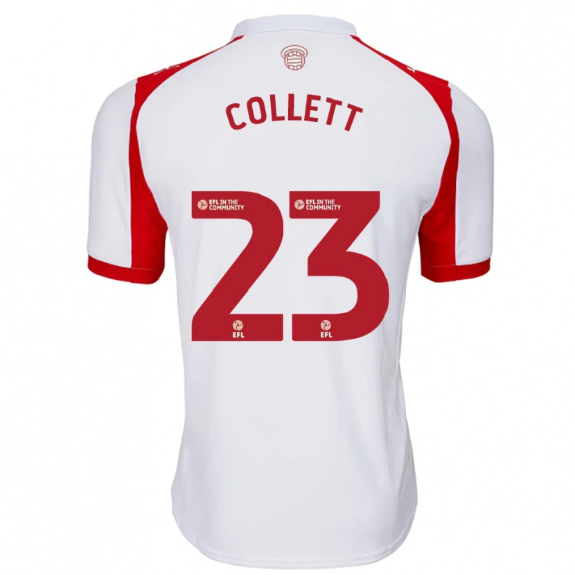 Danxen Men Megan Collett #23 White Red Home Jersey 2025/26 T-Shirt