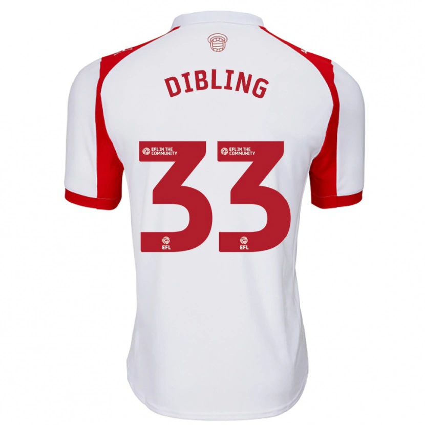 Danxen Men Tyler Dibling #33 White Red Home Jersey 2025/26 T-Shirt