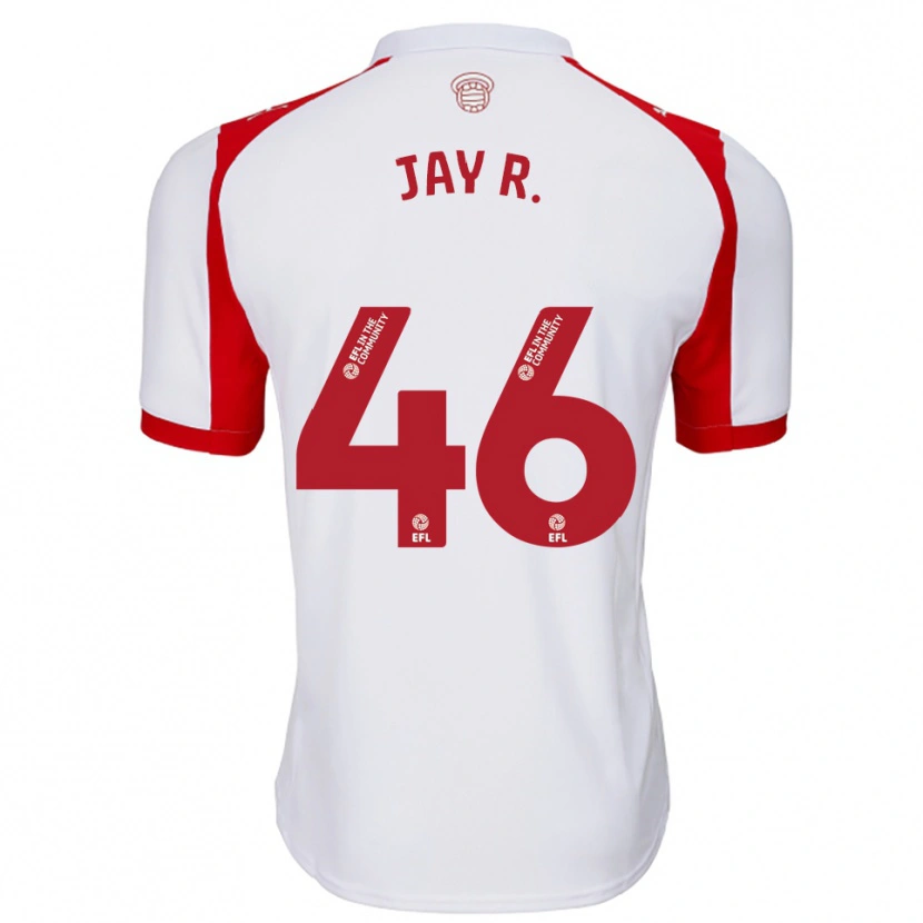 Danxen Men Jay Robinson #46 White Red Home Jersey 2025/26 T-Shirt