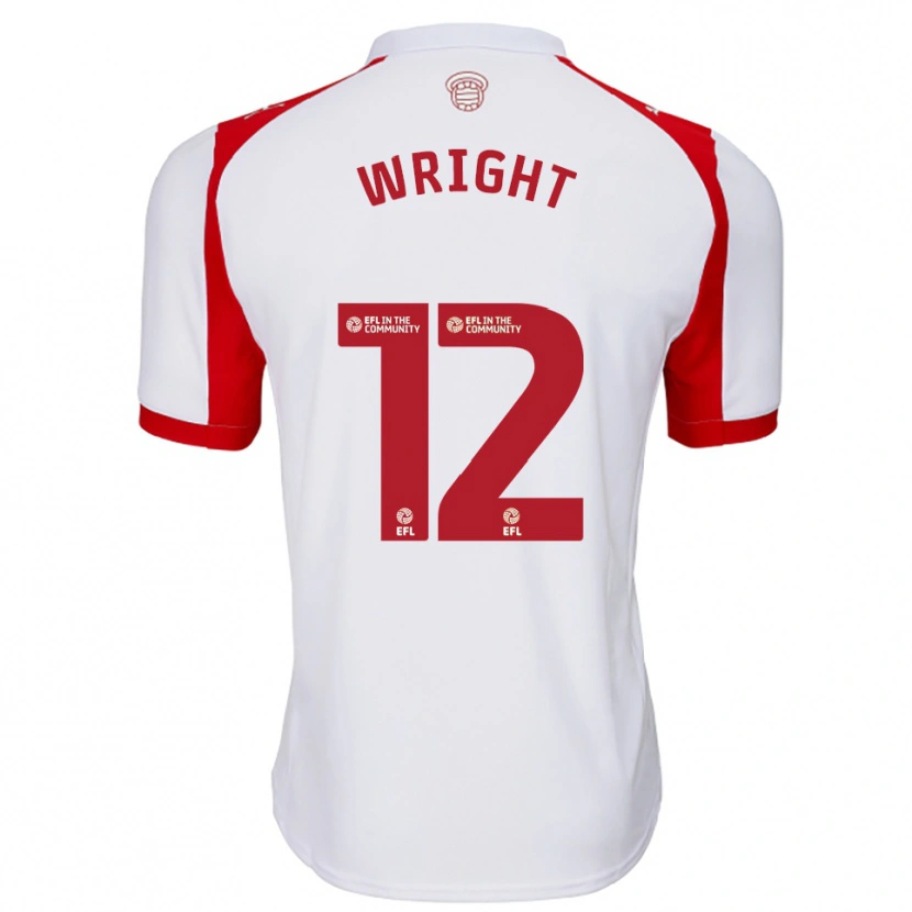 Danxen Men Josh Wright #12 White Red Home Jersey 2025/26 T-Shirt