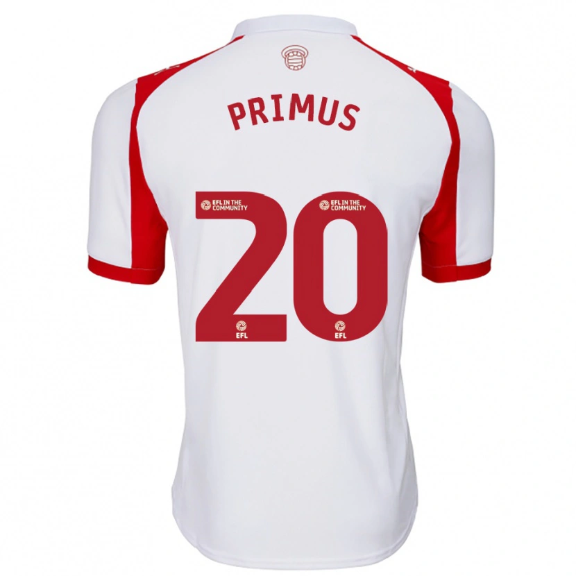 Danxen Men Atlanta Primus #20 White Red Home Jersey 2025/26 T-Shirt