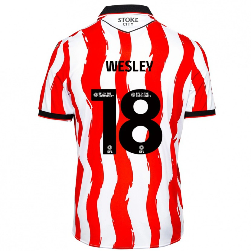 Danxen Men Wesley Moraes #18 White Red Home Jersey 2025/26 T-Shirt