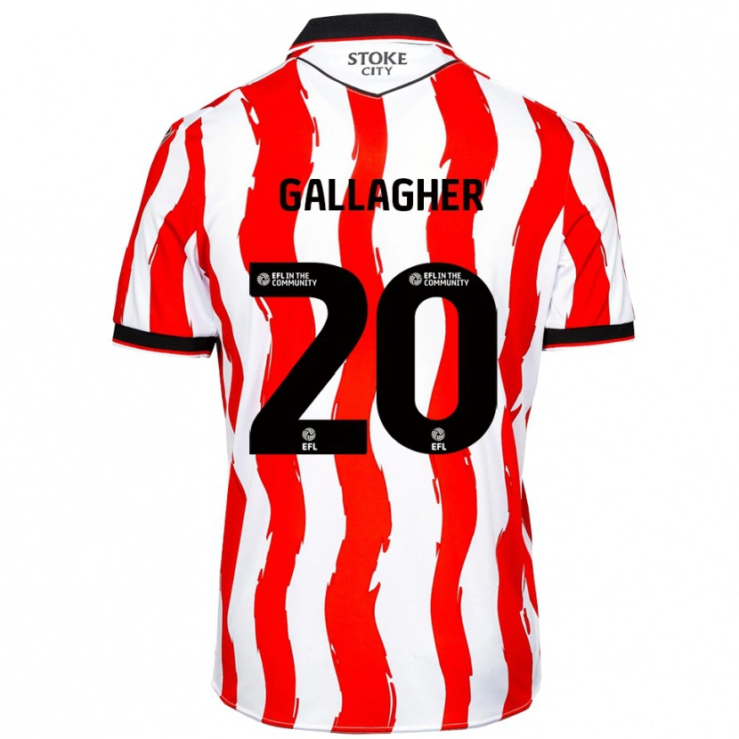Danxen Men Sam Gallagher #20 White Red Home Jersey 2025/26 T-Shirt