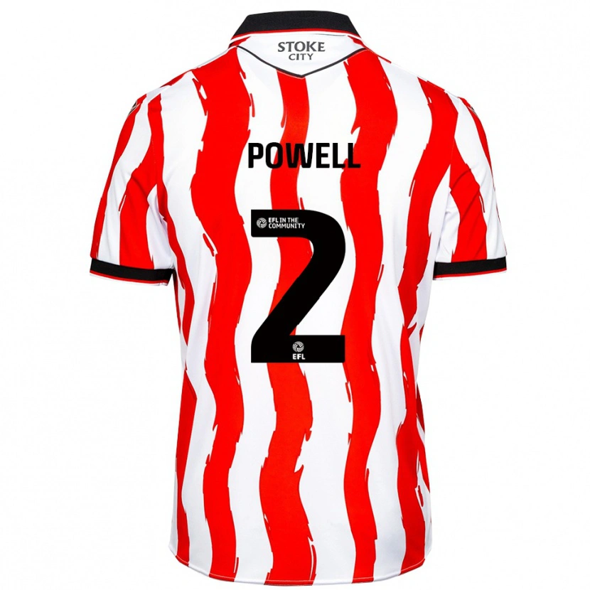 Danxen Men Owen Powell #2 White Red Home Jersey 2025/26 T-Shirt