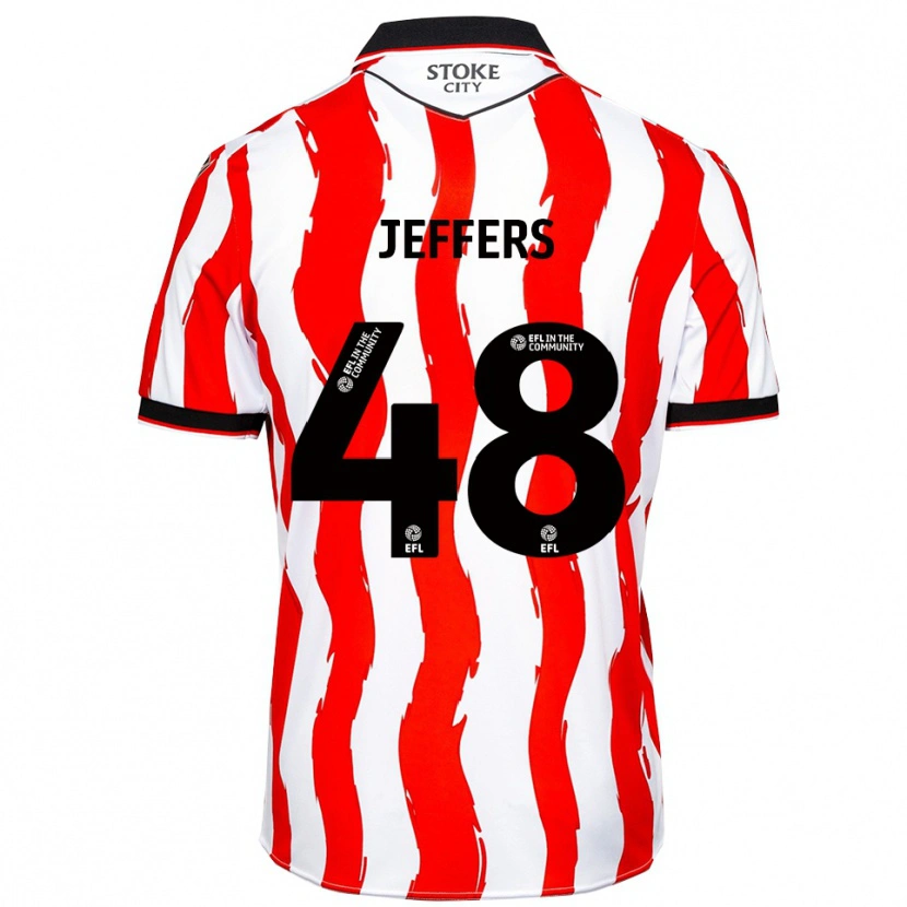 Danxen Men Keke Jeffers #48 White Red Home Jersey 2025/26 T-Shirt
