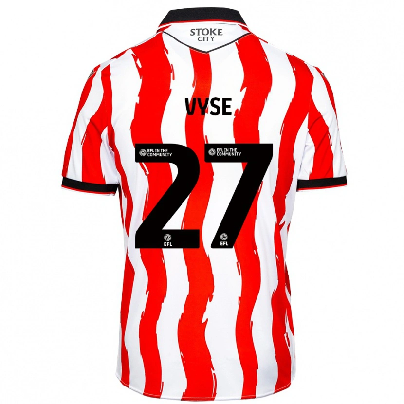 Danxen Men Ryah Vyse #27 White Red Home Jersey 2025/26 T-Shirt