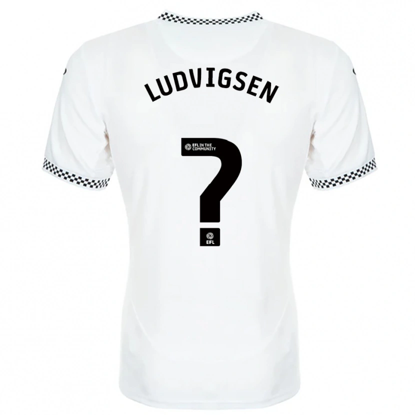 Danxen Men Kai Ludvigsen #0 White Orange Home Jersey 2025/26 T-Shirt