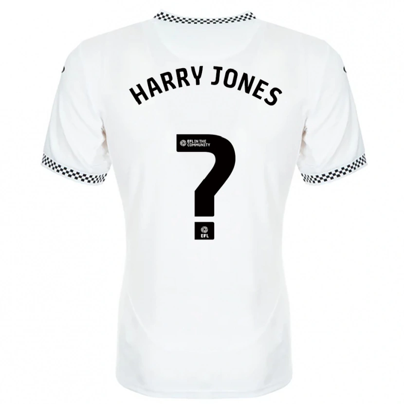 Danxen Men Harry Jones #0 White Orange Home Jersey 2025/26 T-Shirt