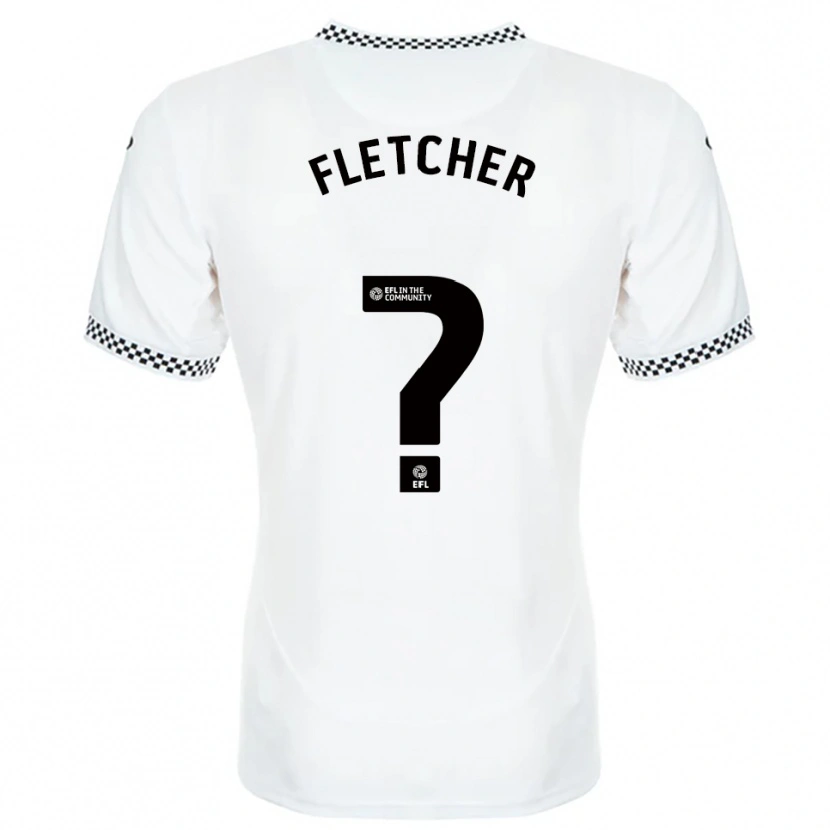 Danxen Men Kristian Fletcher #0 White Orange Home Jersey 2025/26 T-Shirt