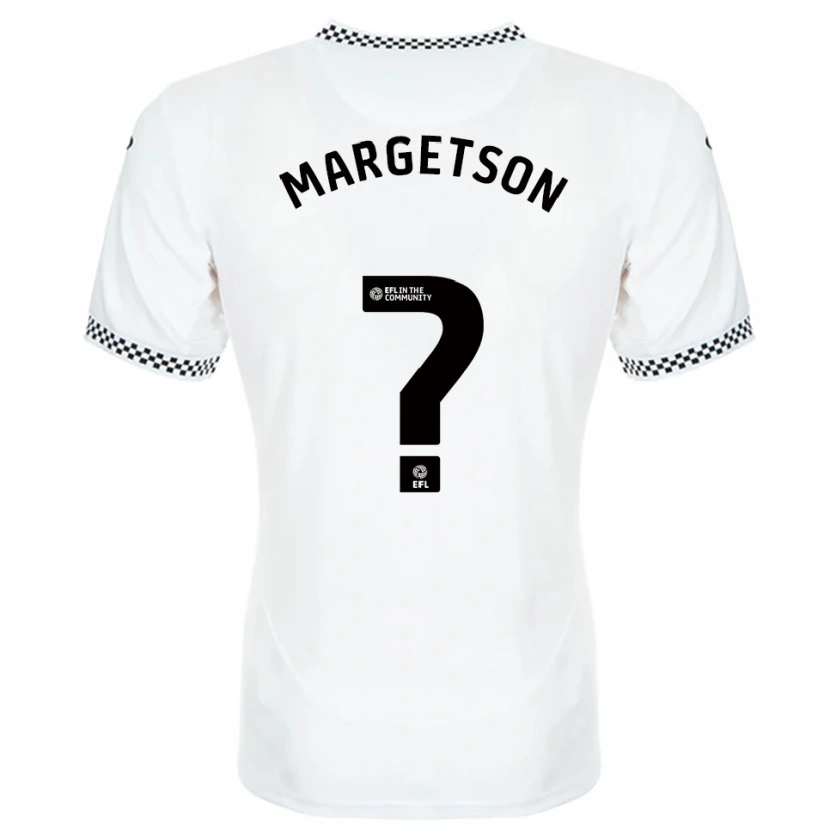 Danxen Men Kit Margetson #0 White Orange Home Jersey 2025/26 T-Shirt