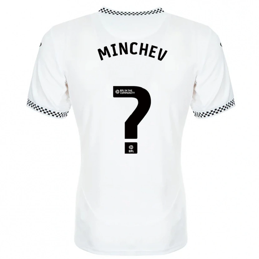 Danxen Men Teodor Minchev #0 White Orange Home Jersey 2025/26 T-Shirt