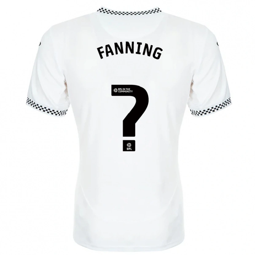 Danxen Men Jack Fanning #0 White Orange Home Jersey 2025/26 T-Shirt